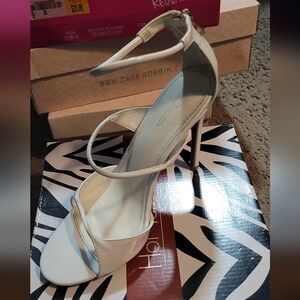 Hot Tomato White Stiletto, Heels